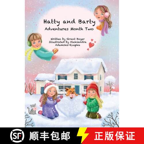 【3-4周达】精装 Hatty and Barty Adventures Month Two Large Picture Edition [9798869148438]