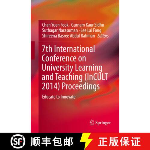 【3-4周达】精装 7th International Conference on University Learning and Teaching (InCULT 2014) Procee... [9789812876638]