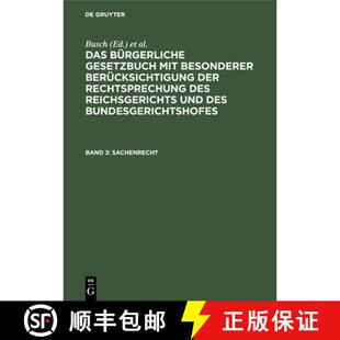 【3-4周达】精装 Sachenrecht [9783112361535]