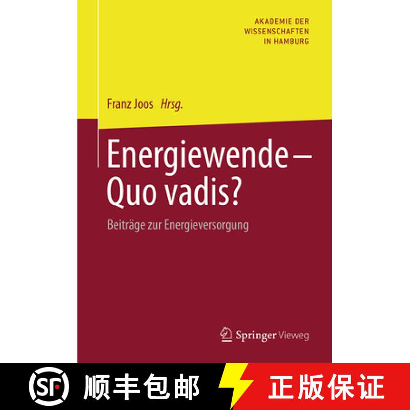 【3-4周达】Energiewende - Quo Vadis?: Beiträge Zur Energieversorgung [9783658117986]