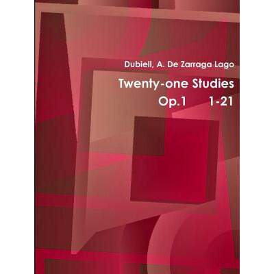 【4周达】Twentyone Studies Op.1 1-21 [9780557446834]