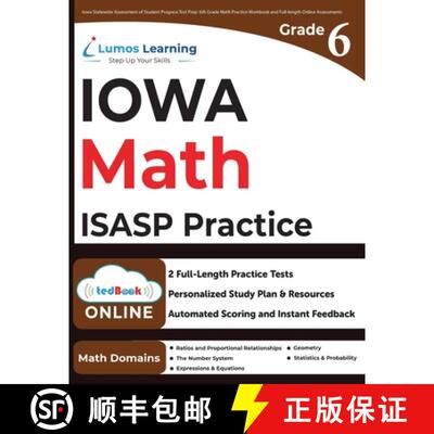 【3-4周达】Iowa Statewide Assessment of Student Progress Test Prep: ISASP Study Guide [9781966084037]