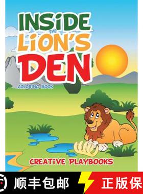 【3-4周达】Inside the Lion's Den Coloring Book [9781683237709]