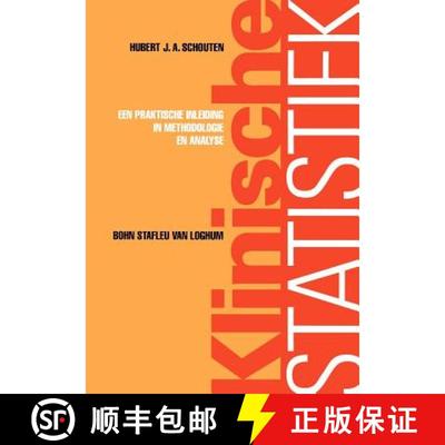【2-3周达】Klinische Statistiek: Een Praktische Inleiding in Methodologie En Analyse [9789031329786]
