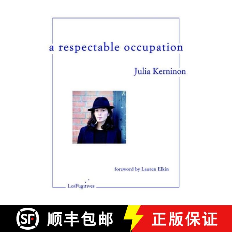 【4周达】A Respectable Occupation [9781999331818]