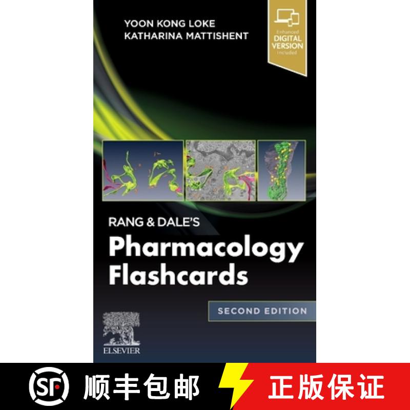 【3-4周达】Rang & Dale's Pharmacology Flash Cards [9780702079054]