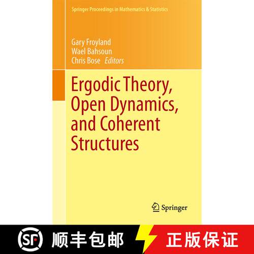 【3-4周达】精装 Ergodic Theory, Open Dynamics, and Coherent Structures [9781493904181]