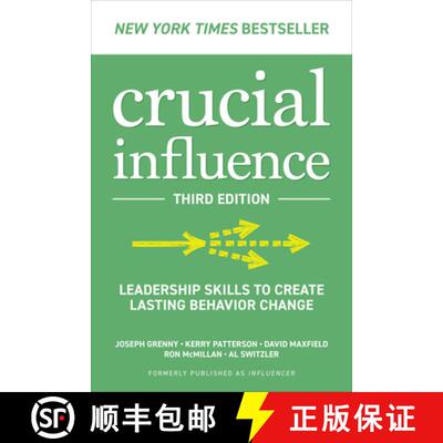 【3-4周达】Crucial Influence, Third Edition: Leadership Skills to Create Lasting Behavior Change [9781265049652]