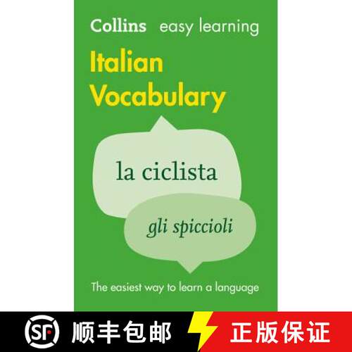 【3-4周达】Collins Easy Learning Italian Vocabulary (Collins Easy Learning) [9780007483945]