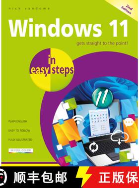 【3-4周达】Windows 11 in easy steps : Covers the Windows 11 2024 Update [9781787910218]