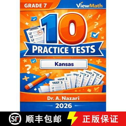 【3-4周达】10 Kansas KAP Grade 7 Math Practice Tests: The Ultimate Test Prep Collection with Answer E... [9798895992715]
