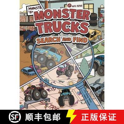 【3-4周达】Monster Trucks Search and Find: A Fun, Imaginative, and Educational Search and Find Book f... [9798893181685]