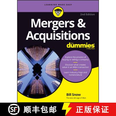 【3-4周达】Mergers & Acquisitions For Dummies, 2nd Edition [9781394169504]