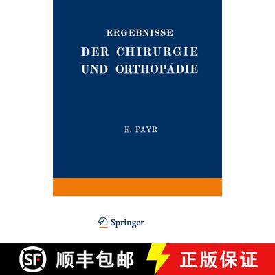 【3-4周达】Ergebnisse der Chirurgie und Orthopädie: Fünfzehnter Band [9783642893711]