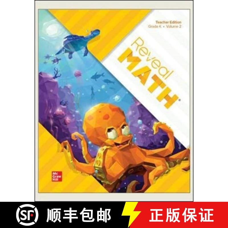 【3-4周达】Reveal Math, Grade K, Teacher Edition, Volume 2 [9780076839100]