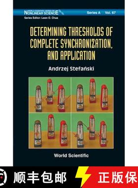 【3-4周达】Determining Thresholds of Complete Synchronization, and Application [9789812837660]