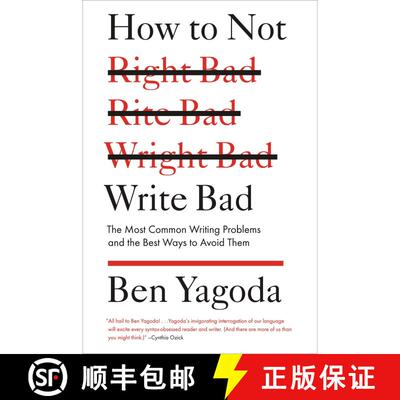 【3-4周达】How to Not Write Bad: The Most Common Writing Problems and the Best Ways to Avoid Them [9781594488481]