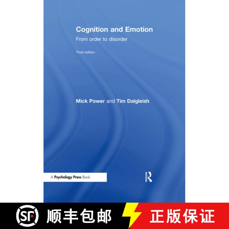 【3-4周达】Cognition and Emotion: From order to disorder [9781848722675]