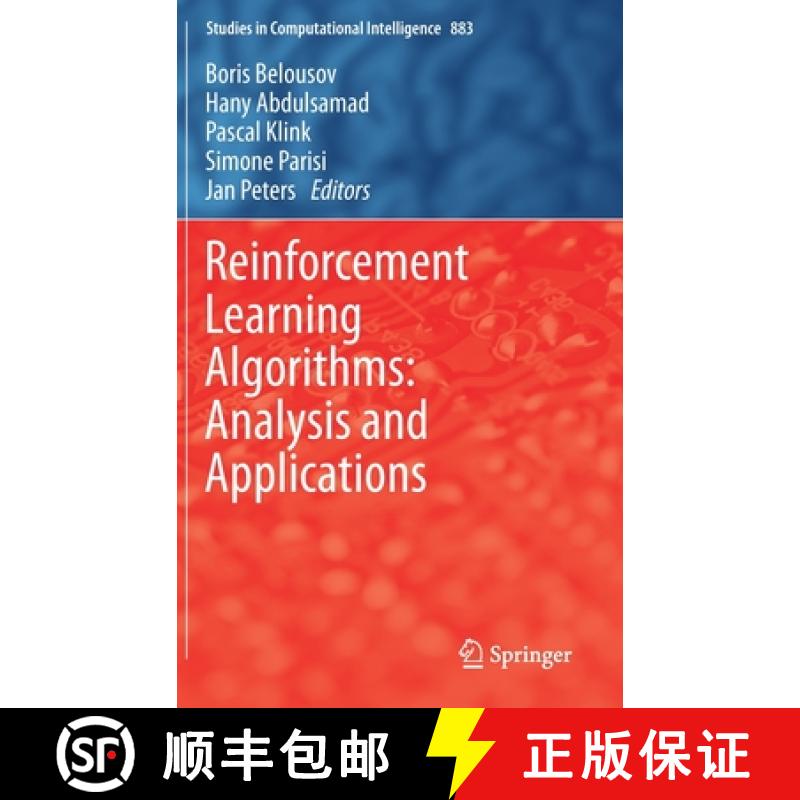 【3-4周达】Reinforcement Learning Algorithms: Analysis and Real Evaluation Application [9783030411879]