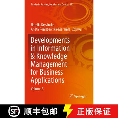 【3-4周达】Developments in Information & Knowledge Management for Business Applications : Volume 3 [9783030779184]