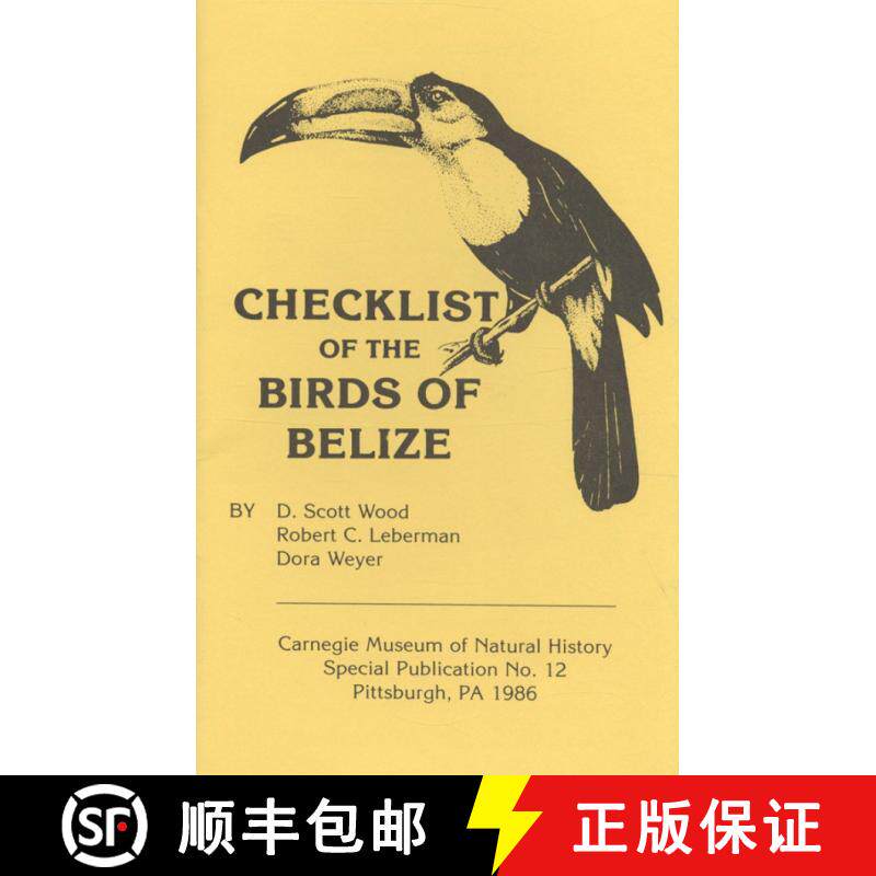 预订 A Checklist of the Birds of Belize [9780911239317]