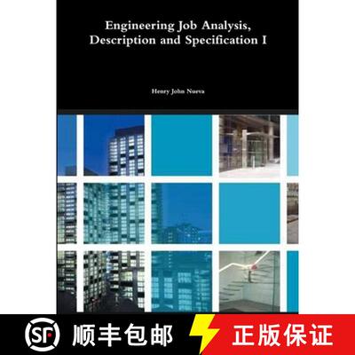 【3-4周达】Engineering Job Analysis, Description and Specification I [9781304865649]