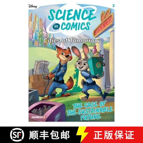 【3-4周达】Disney Science in Comics: Cities of Tomorrow: The Case of the Sustainable Future [9781545827116]