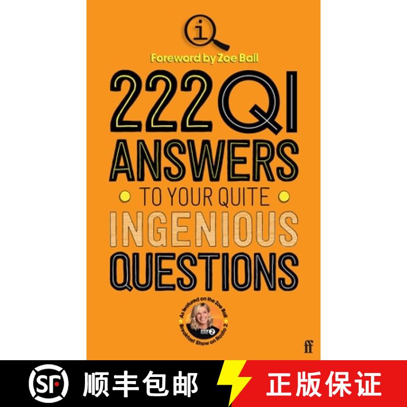 【3-4周达】222 Qi Answers to Your Quite Ingenious Questions [9780571373307]