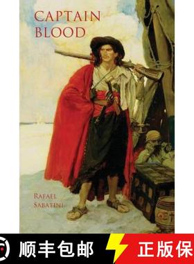 【3-4周达】Captain Blood: with two explanatory maps of the Caribbean region (Aziloth Books) [9781911405238]