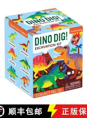 【3-4周达】Dino Dig Excavation Kit [9780735370340]