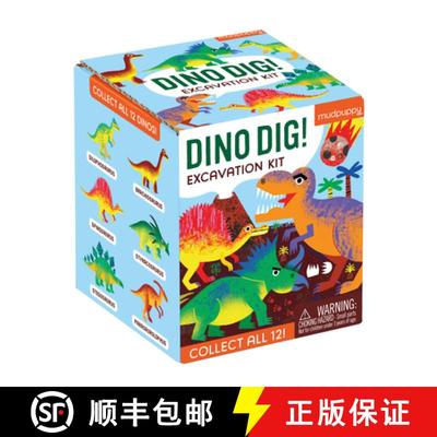 【3-4周达】Dino Dig Excavation Kit [9780735370340]
