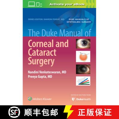 【3-4周达】The Duke Manual of Corneal and Cataract Surgery [9781975150006]