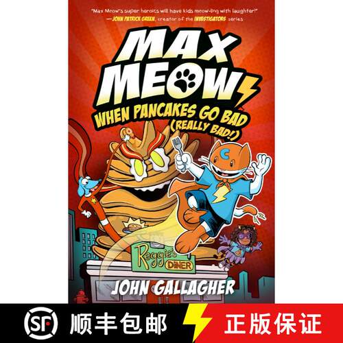 【3-4周达】精装 Max Meow 6: When Pancakes Go Bad (Really Bad!): (A Graphic Novel) [9780593712283]