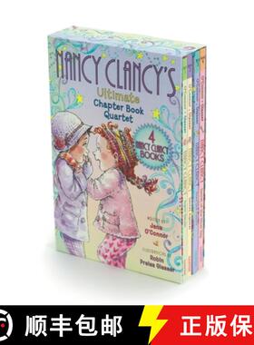 【3-4周达】Fancy Nancy: Nancy Clancy's Ultimate Chapter Book Quartet: Books 1 through 4 [9780062422736]