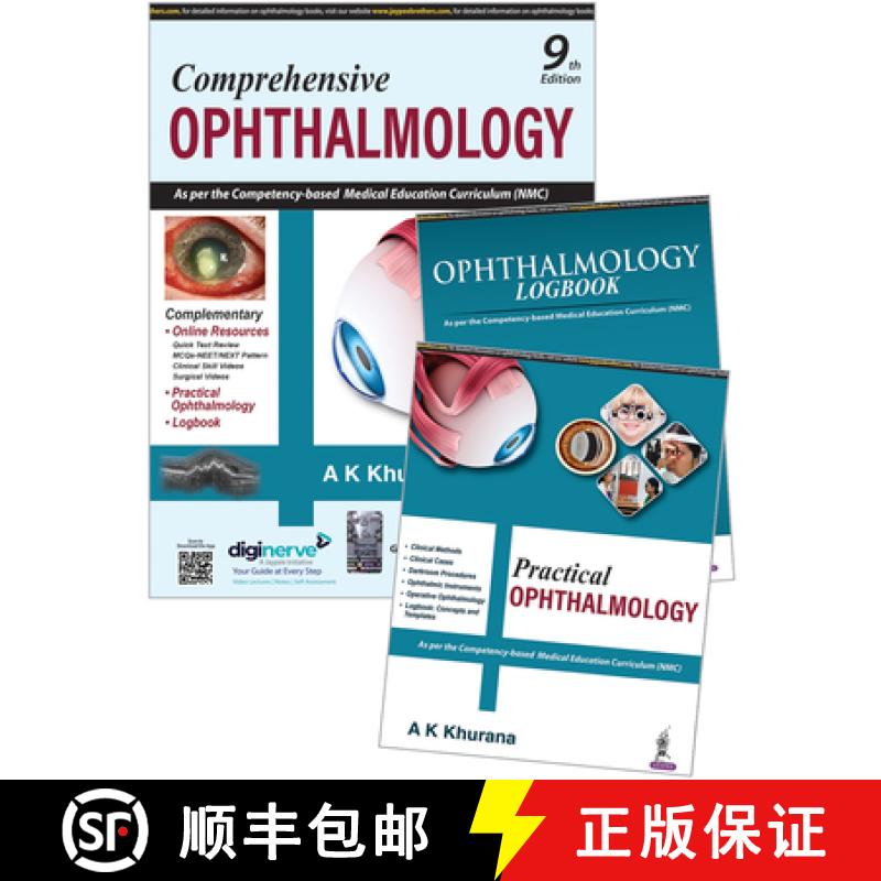【3-4周达】Comprehensive Ophthalmology : With Ophthalmology Logbook Plus Practical Ophthalmology [9789356961623]