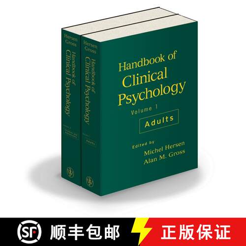 【3-4周达】精装 Handbook of Clinical Psychology, 2 Volume Set (Volume 1 Adults; Volume 2 Children and... [9780470008874]