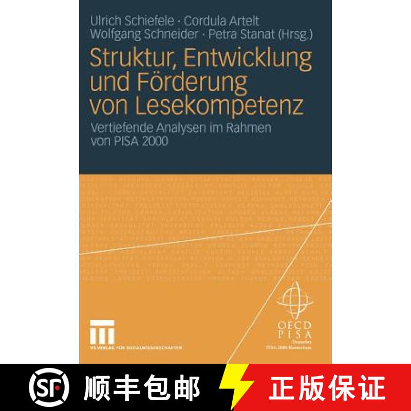 【3-4周达】Struktur, Entwicklung Und Förderung Von Lesekompetenz: Vertiefende Analysen Im Rahmen Von... [9783810042293]