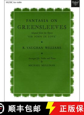 【3-4周达】Fantasia on Greensleeves: Violin Solo and Piano (Violin solo and piano) [9780193593077]