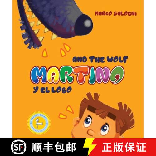 【3-4周达】精装 Martino and the Wolf - Martino y el Lobo: Martino y el Lobo [9781733173643]