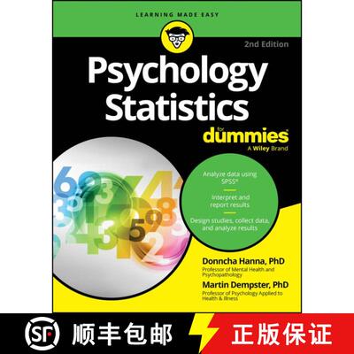 【3-4周达】Psychology Statistics For Dummies, 2nd Edition [9781394295319]