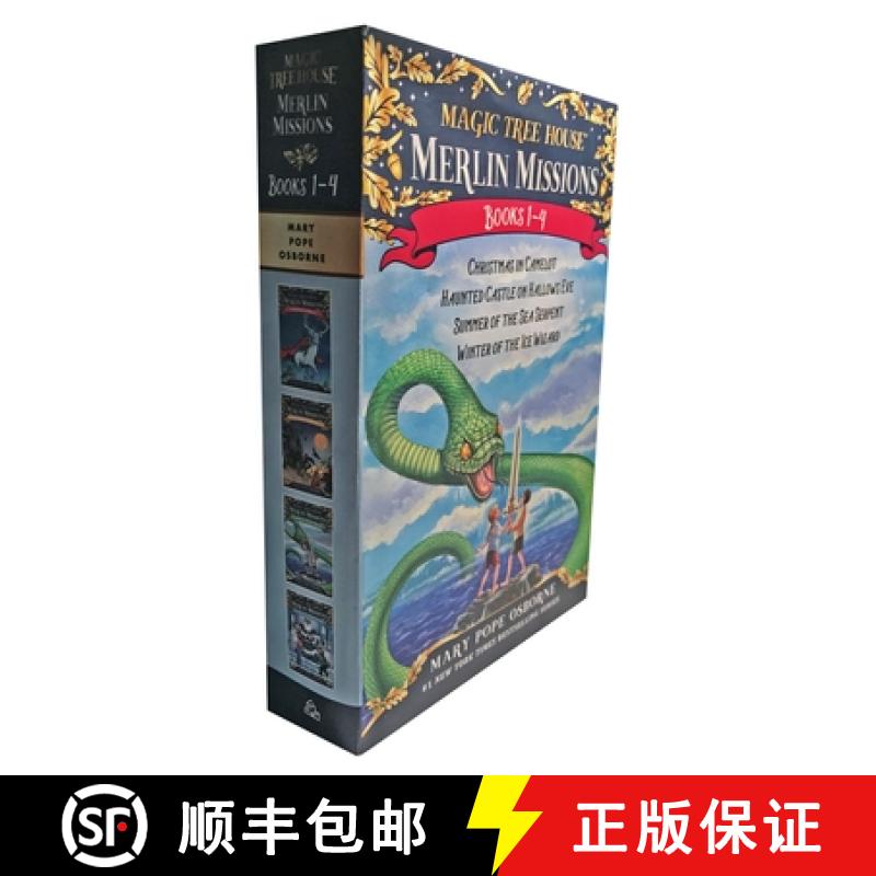 【3-4周达】Magic Tree House Merlin Missions Books 1-4 Boxed Set [9781524770532]