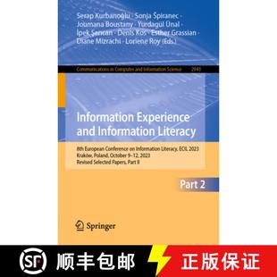 8th and European Li... Information 3周达 9783031529979 Experience Conference Literacy