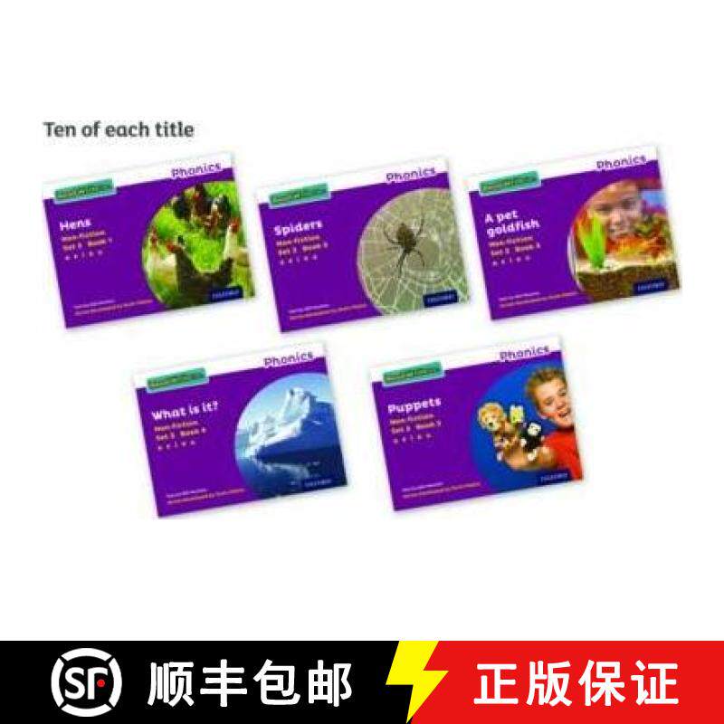 【3-4周达】Read Write Inc. Phonics: Purple Set 2 Non-fiction books (Pack of 50) [9780198373483]