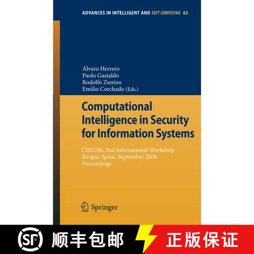 【3-4周达】Computational Intelligence in Security for Information Systems : CISIS'09, 2nd Internation... [9783642040900]