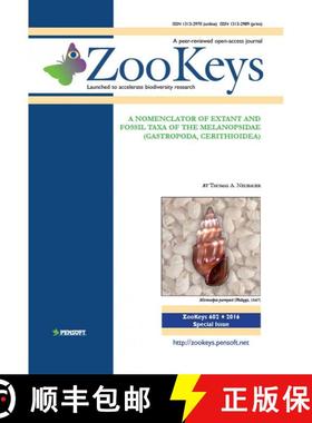 预订 ZooKeys 602: A Nomenclator of Extant and Fossil Taxa of the Melanopsidae (Gastropoda, Cerithioidea) [9789546428288]