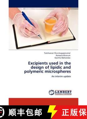 预订 Excipients used in the design of lipidic and polymeric microspheres [9783845428956]