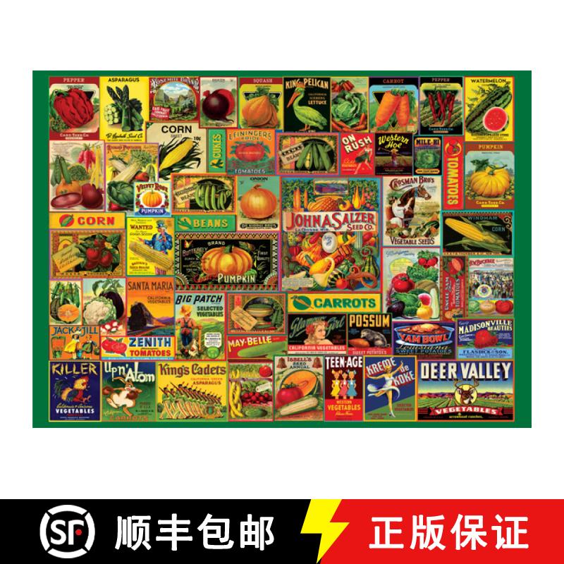 【3-4周达】Vintage Seed Packets 1000 Piece Jigsaw Puzzle [9781441336873]