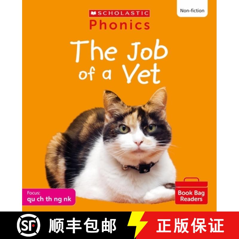 【3-4周达】Job of a Vet (Set 4) Matched to Little Wandle Letters and Sounds Revised [9780702320842]