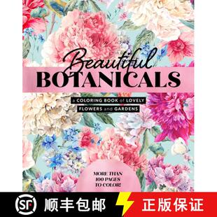 Than More Pages Flowers Book Gardens Coloring 9780785844600 ... Beautiful 4周达 and Botanicals 100 Lovely