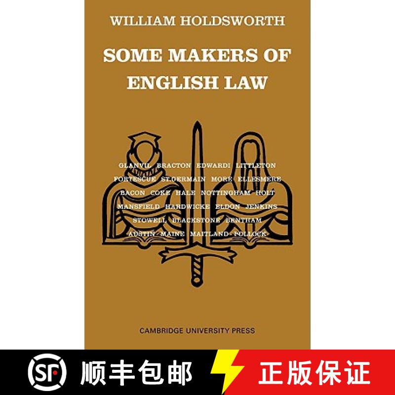 【3-4周达】Some Makers of English Law [9780521093583]